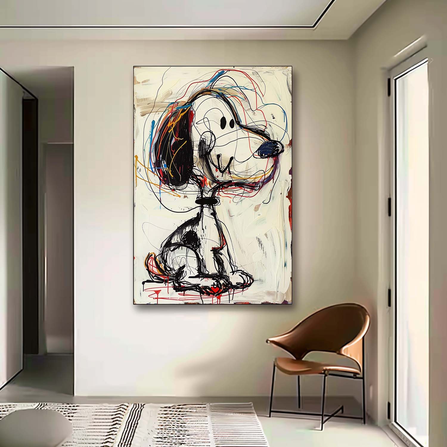 Graffiti Pop Art Snoopy Canvas KS0019 - Viral Wall Art